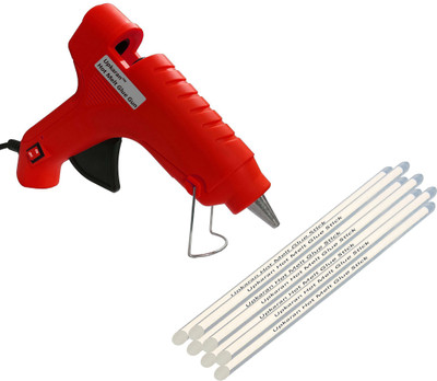 

Upkaran High Quality High Power 40Watt Hot Melt Glue Gun of Red Colour With 7 Hot Melt Glue Sticks For Art & Craft,Craft kits,Craft,Fabric,Home Repairs Standard Temperature Corded Glue Gun(11 mm)