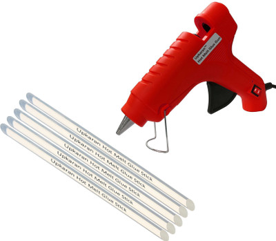 

Upkaran High Quality Super adhesive 40Watt Glue Gun With Best quality 5 Hot Melt Glue Sticks For DIY Crafts,Clothes,Crafting,Fabric and Home use Standard Temperature Corded Glue Gun(11 mm)