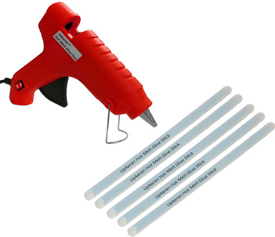 

Upkaran 40 Watt Hot Melt Glue Gun Heavy Duty High Quality With 5 sticks Free For DIY Crafts,Clothes,Crafting,Fabric and Home use Standard Temperature Corded Glue Gun(11 mm)