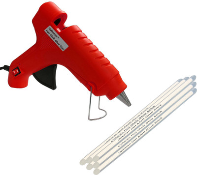 

Upkaran High Quality High Power 40Watt Hot Melt Glue Gun of Red Colour With 6 Hot Melt Glue Sticks For Art & Craft,Craft kits,Craft,Fabric,Home Repairs Standard Temperature Corded Glue Gun(11 mm)