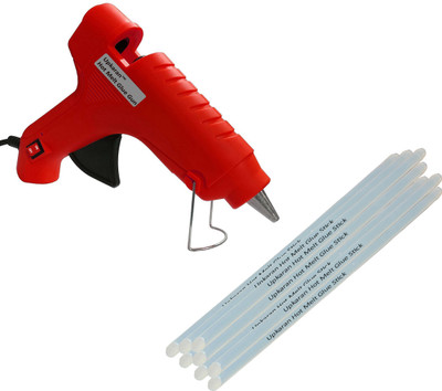 

Upkaran 40 Watt Hot Melt Glue Gun Heavy Duty High Quality With 8 sticks Free For DIY Crafts,Clothes,Crafting,Fabric and Home use Standard Temperature Corded Glue Gun(11 mm)