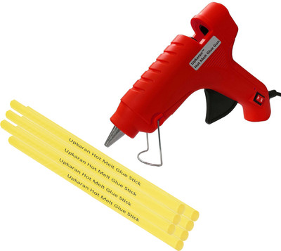 

Upkaran Electronic Hot Glue Gun Best Quality of 40w With 7 Hot Melt Glue Sticks(10inch) For Art, Craft, Clothes, Fabric, Crafting work Standard Temperature Corded Glue Gun(11 mm)