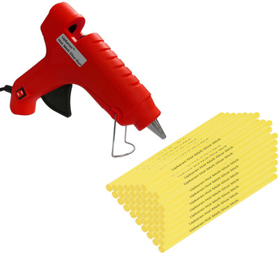 

Upkaran Asian hobby crafts Hot Glue Gun of 40W with 50 Yellow Glue Sticks Of 8inch For DIY Crafts,Clothes,Crafting,Fabric and Home use Standard Temperature Corded Glue Gun(11 mm)