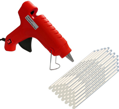 

Upkaran High Quality High Power 40Watt Hot Melt Glue Gun of Red Colour With 30 Hot Melt Glue Sticks For Art & Craft,Craft kits,Craft,Fabric,Home Repairs Standard Temperature Corded Glue Gun(11 mm)