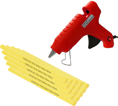 

Upkaran Electronic Hot Glue Gun Best Quality of 40w With 15 Hot Melt Glue Sticks(10inch) For Art, Craft, Clothes, Fabric, Crafting work Standard Temperature Corded Glue Gun(11 mm)