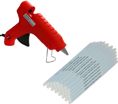 

Upkaran 40 Watt Hot Melt Glue Gun Heavy Duty High Quality With 30 sticks Free For DIY Crafts,Clothes,Crafting,Fabric and Home use Standard Temperature Corded Glue Gun(11 mm)