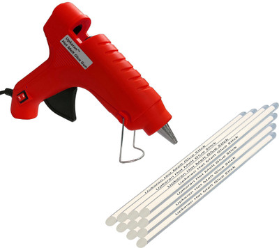 

Upkaran High Quality High Power 40Watt Hot Melt Glue Gun of Red Colour With 10 Hot Melt Glue Sticks For Art & Craft,Craft kits,Craft,Fabric,Home Repairs Standard Temperature Corded Glue Gun(11 mm)