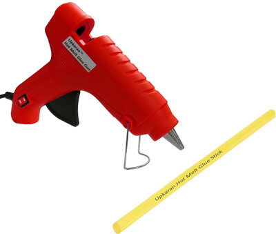 

Upkaran Asian hobby crafts Hot Glue Gun of 40W with 1 Yellow Glue Stick Of 8inch For DIY Crafts,Clothes,Crafting,Fabric and Home use Standard Temperature Corded Glue Gun(11 mm)