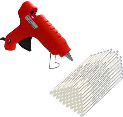 

Upkaran High Quality High Power 40Watt Hot Melt Glue Gun of Red Colour With 50 Hot Melt Glue Sticks For Art & Craft,Craft kits,Craft,Fabric,Home Repairs Standard Temperature Corded Glue Gun(11 mm)