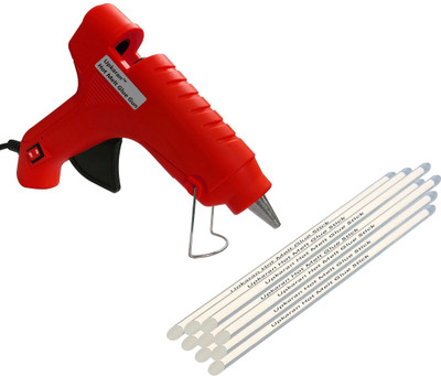 

Upkaran High Quality High Power 40Watt Hot Melt Glue Gun of Red Colour With 9 Hot Melt Glue Sticks For Art & Craft,Craft kits,Craft,Fabric,Home Repairs Standard Temperature Corded Glue Gun(11 mm)