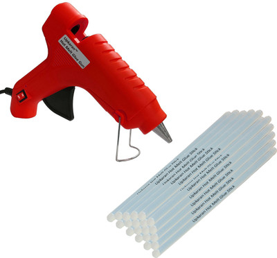 

Upkaran 40 Watt Hot Melt Glue Gun Heavy Duty High Quality With 20 sticks Free For DIY Crafts,Clothes,Crafting,Fabric and Home use Standard Temperature Corded Glue Gun(11 mm)