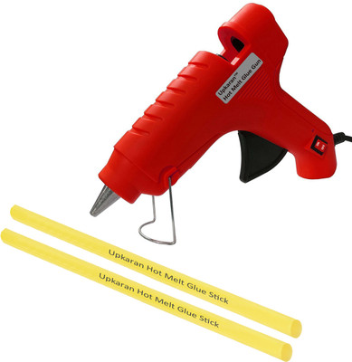 

Upkaran Electronic Hot Glue Gun Best Quality of 40w With 2 Hot Melt Glue Sticks(10inch) For Art, Craft, Clothes, Fabric, Crafting work Standard Temperature Corded Glue Gun(11 mm)