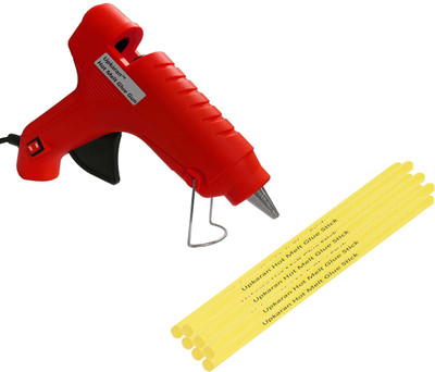 

Upkaran Asian hobby crafts Hot Glue Gun of 40W with 7 Yellow Glue Sticks Of 8inch For DIY Crafts,Clothes,Crafting,Fabric and Home use Standard Temperature Corded Glue Gun(11 mm)