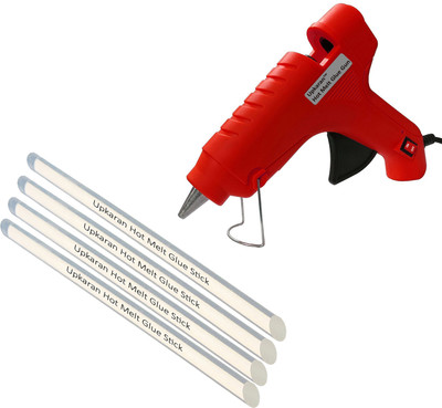

Upkaran High Quality Super adhesive 40Watt Glue Gun With Best quality 4 Hot Melt Glue Sticks For DIY Crafts,Clothes,Crafting,Fabric and Home use Standard Temperature Corded Glue Gun(11 mm)