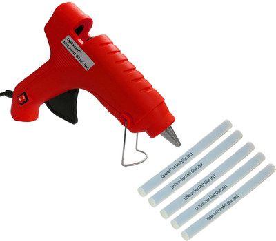 

Upkaran Precision Tip Hot Melt Glue gun of 40 Power Watt with 5 White Hot Melt Glue sticks For DIY Crafts,Clothes,Crafting,Fabric and Home use Standard Temperature Corded Glue Gun(11 mm)