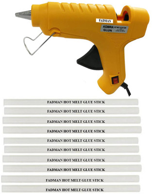 

FADMAN Kobra 40W On Off Switch And Indicator With 10 Sticks Standard Temperature Corded Glue Gun (11 mm) Standard Temperature Corded Glue Gun(11 mm)