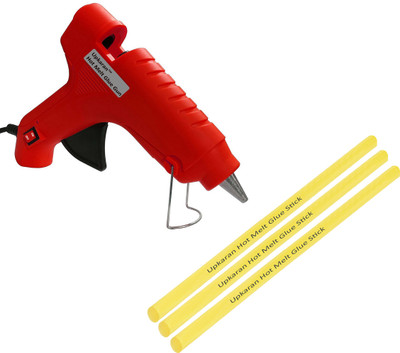 

Upkaran Asian hobby crafts Hot Glue Gun of 40W with 3 Yellow Glue Sticks Of 8inch For DIY Crafts,Clothes,Crafting,Fabric and Home use Standard Temperature Corded Glue Gun(11 mm)