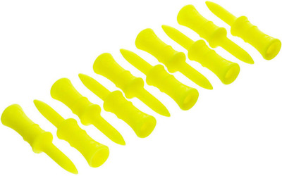 INESIS by Decathlon 24 MM STEP TEE X10 golf Tees(Pack of 10, Yellow) available at flipkart for Rs.149