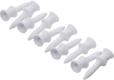 INESIS by Decathlon 12 MM STEP TEE X10 golf Tees(Pack of 10, White) available at flipkart for Rs.149