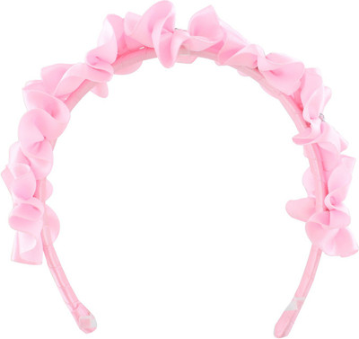 

Aarushi creations pink satin Head Band, Hair Band(Pink)
