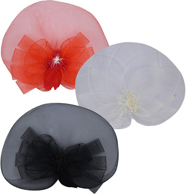 

Saamarth Impex Hairpin Head Flower Bow, Product Kind, Hair Accessories, Headwear Set Of 3 Piece Hair Clip(Multicolor)