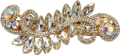 

Mansiyaorange Latest Korean Imported Tripple Lock Hair Clips For Women Hair Clip(White)
