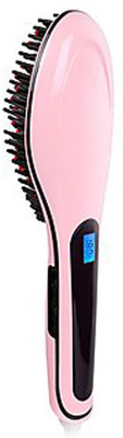 

Daily Deal Hot Fast Hair Straightner/Comb Brush Lcd Screen Flat Iron Styling Brush with Multi-Fuction