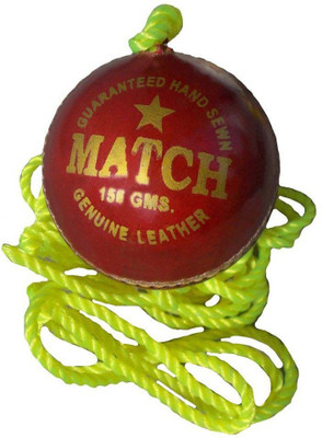 

Tima Cricket Leather Rope Ball (Practice Or Knocking Ball) Cricket Training Ball(Pack of 1, Red)