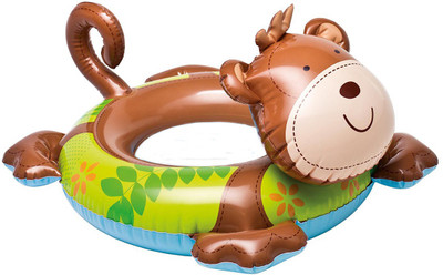 

Speoma Swimming Pool Monkey Ring Tube for Kids Inflatable Pool Accessory(Multicolor)