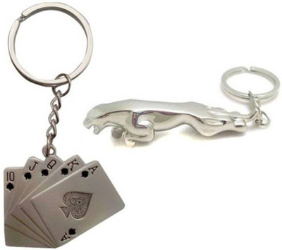 

Mahvi Toys Pack of Playing Card & Leopard shape Key Chain
