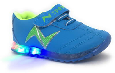 

TeeniTiny Boys & Girls Velcro Sneakers(Blue