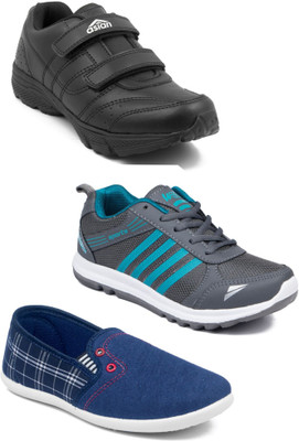 

Asian Boys Lace Running Shoes(Multicolor