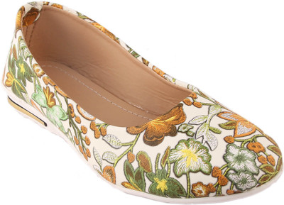 

Mozi Girls Slip on Ballerinas(Multicolor, Green