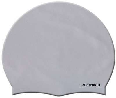 

Facto Power SILVER COLOR SWIMMING CAP Swimming Cap(Silver, Pack of 1)