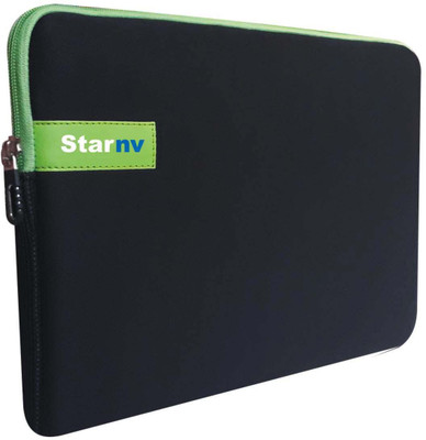 

Star NV Bags 15.6 inch Expandable Sleeve/Slip Case(Black), Black;parrot green