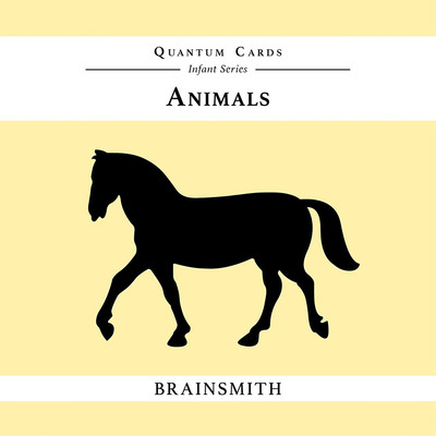 

Brainsmith Quantum Cards – Animals - Black and White Cards for Newborns(Multicolor)