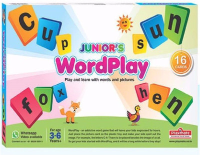 

Aaryan Enterprise Playmate WordPlay Junior - Play and Learn(Multicolor)