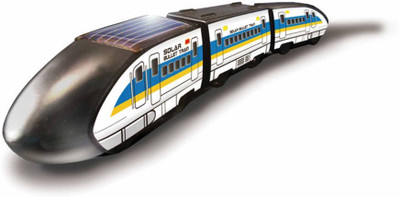 

Zeus Solar Powered Toy Train DIY educational kit, Easy to build Bullet Train Science Project Kit Do it yourself Kids gift item(Multicolor)