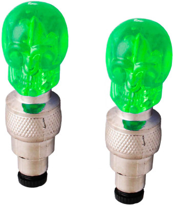 

Asraw Skull Shaped Motion Sensor Valve Cap Light LED Wheel Reflectors(Multicolor)