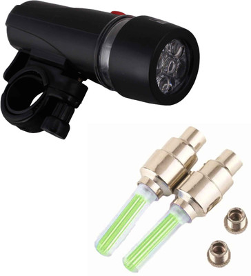 

Asraw Power Beam LED Front Light and Motion Sensor Valve Cap Light LED Front Rear Light Combo(Multicolor)