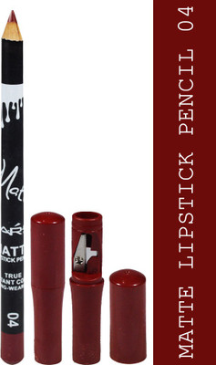 

Mars Matte Lipstick Pencil True Instant Color-04 Long-Wearing(Dark Burgundy)