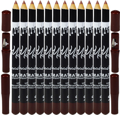 

Mars Matte Lipstick Pencil True Instant Color-01 Long-Wearing Pack of 12(Bulgarian Rose Color)