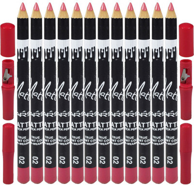 

Mars Matte Lipstick Pencil True Instant Color-02 Long-Wearing Pack of 12(Cardinal Color)