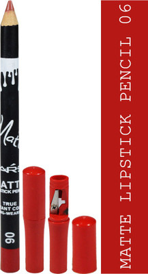 

Mars Matte Lipstick Pencil True Instant Color-06 Long-Wearing(Thunderbird Color)