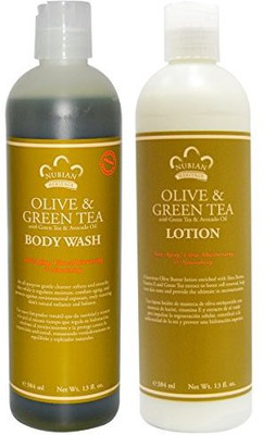 

Nubian Heritage Olive Green Tea Body Wash And Body Lotion(384.46 ml)
