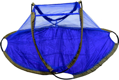 

Pin to Pen Nylon Infants Tent Type Folding Net for babies Blue Mosquito Net(Blue)