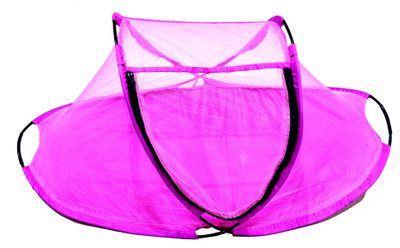 

Pin to Pen Nylon Infants Tent Type Folding Net for babies Pink Mosquito Net(Pink)