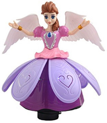 

Toykart Dancing Angel Girl Robot with 3D Lights and Music(Purple)