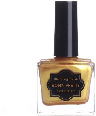 

Born Pretty Nail Art Stamping Polish Manicure Polish Varnish Tools GOLD Gold