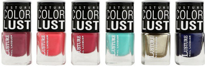 

Ramble Lusture Nail Polish Set 30 Multicolor(Pack of 6)
